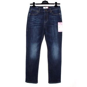 Cabi Distressed Authentic High Straight Jeans